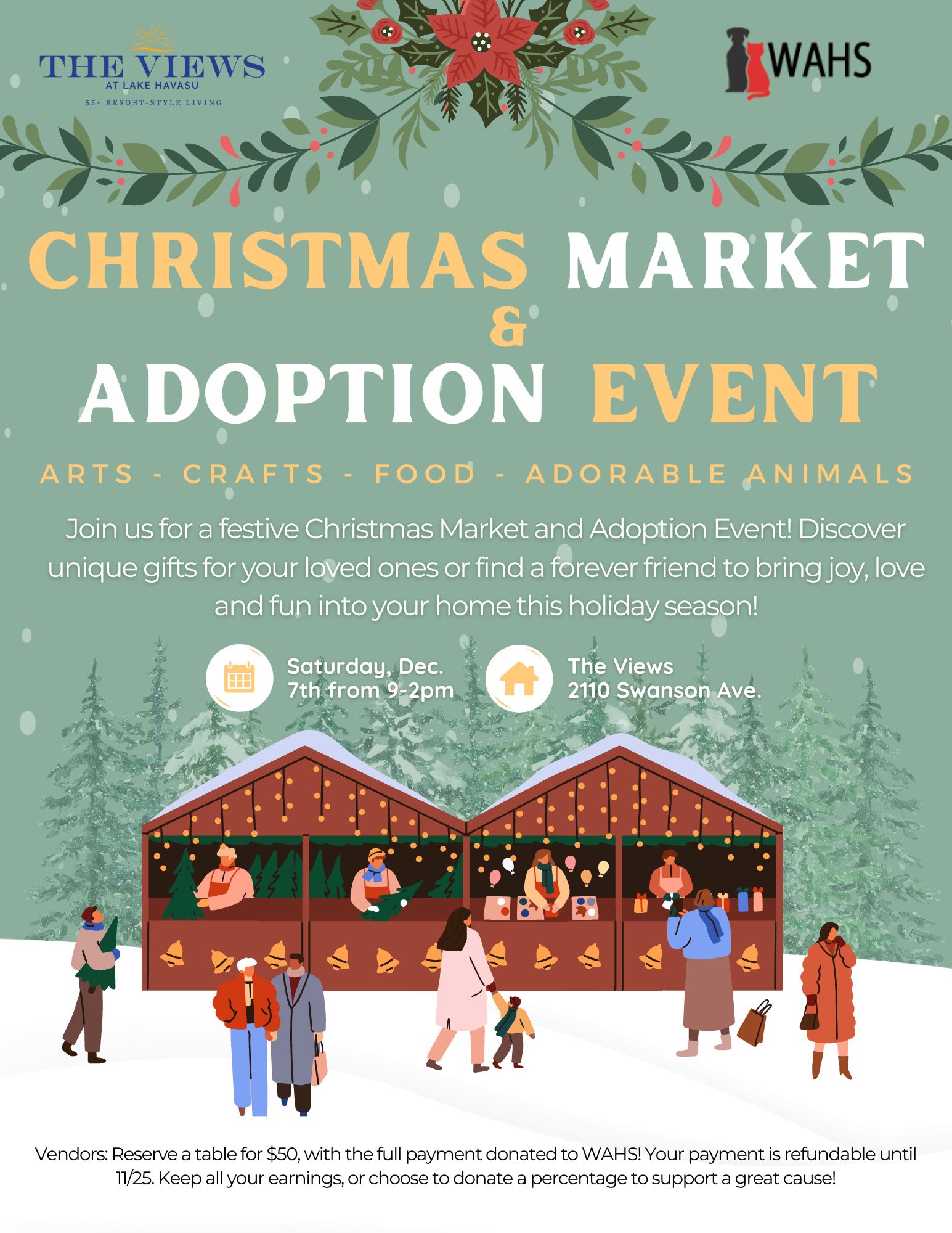 Christmas Market & Adoption Event